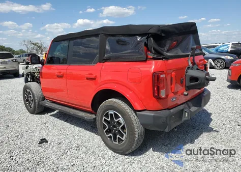 2022 Ford Bronco Base z USA, uszkodzony, nr VIN 1FMDE5BH7NLA89196